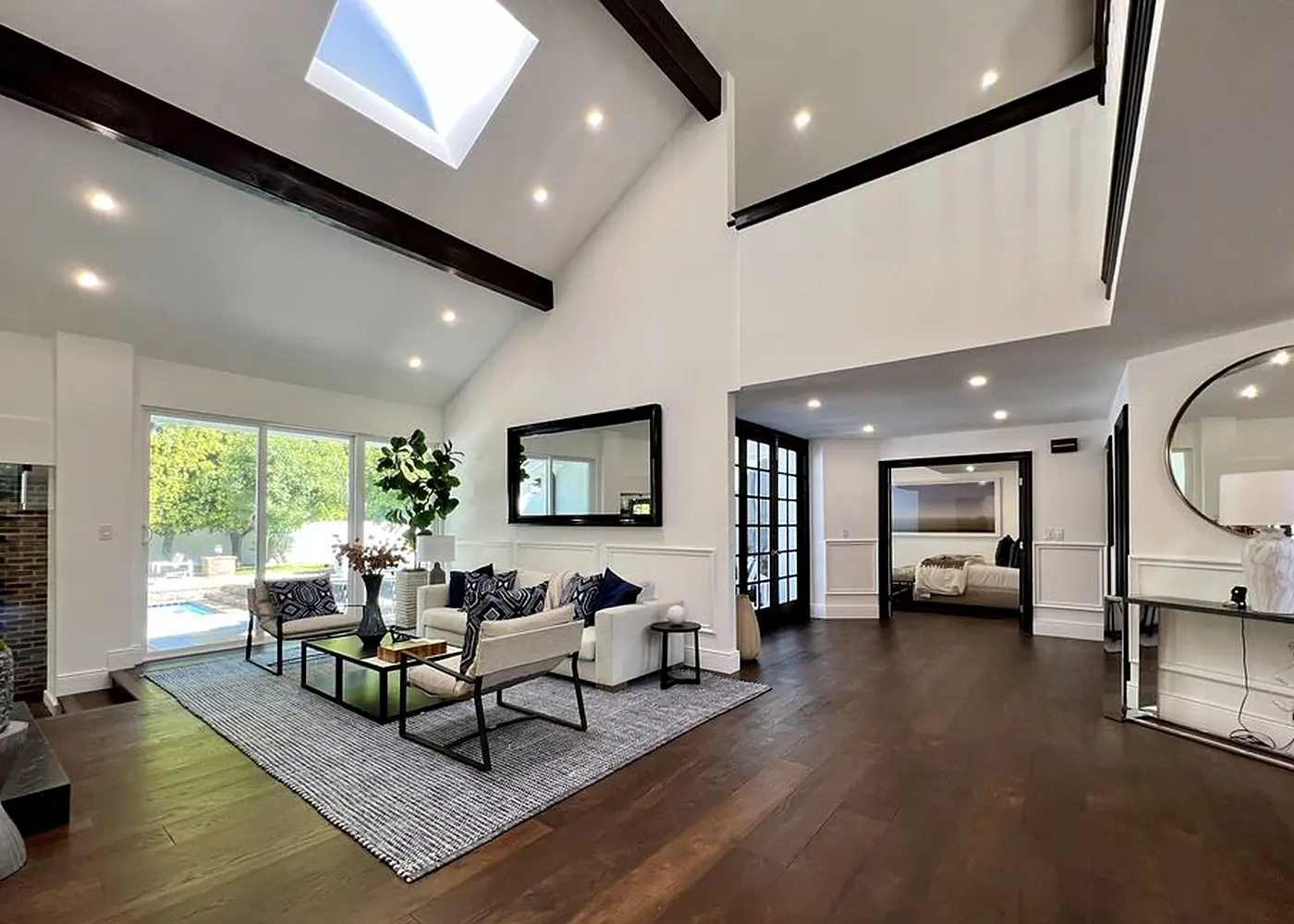 Encino great room after the remodel