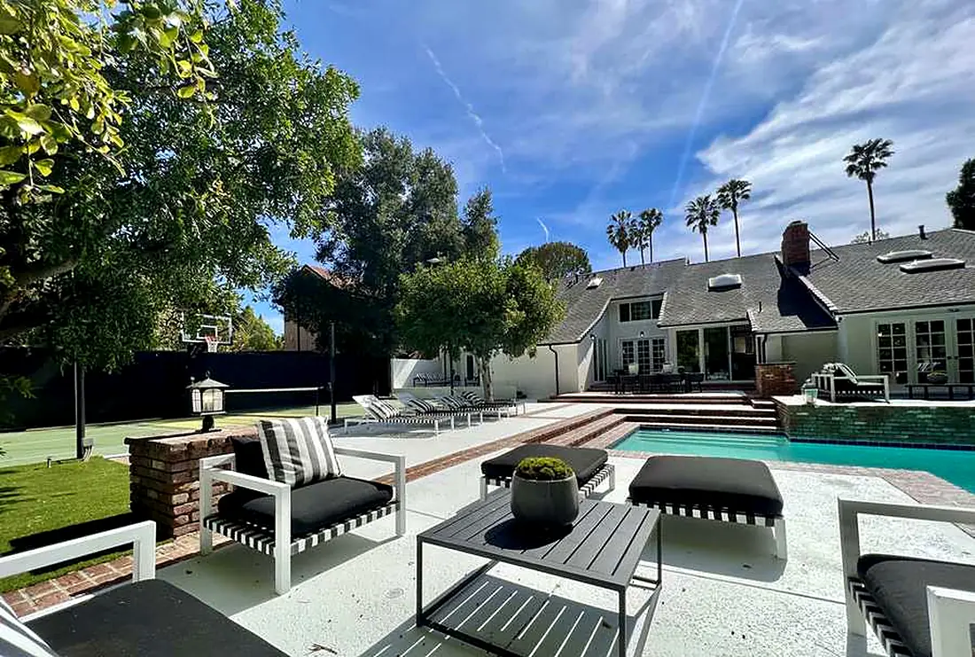 Pool terrace and lounge, Encino